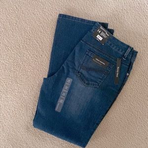 Bootcut dark wash jeans, NWT